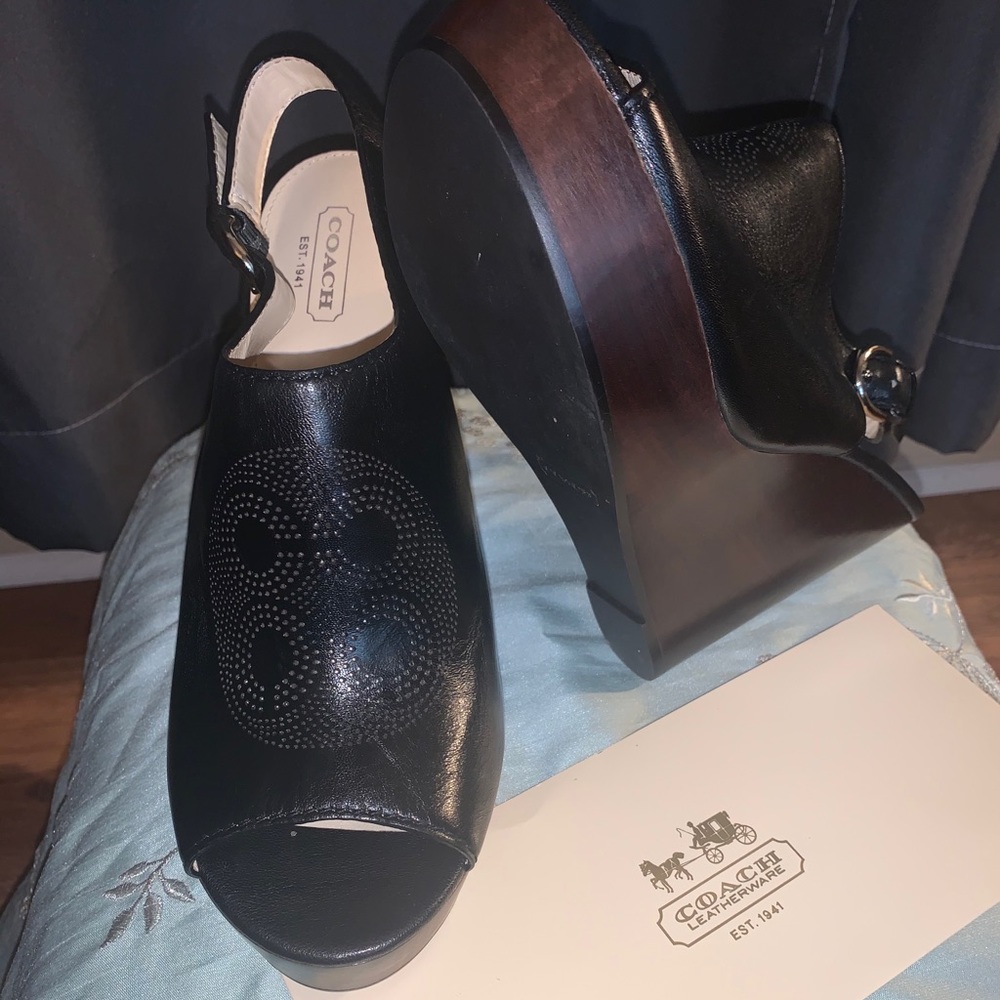 Coach Jade Wedge Sandal